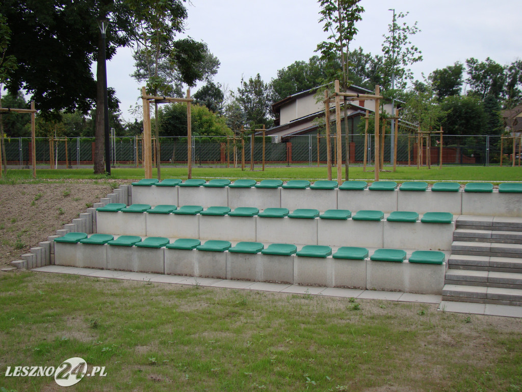 Nowy park przy ul. Unii Europejskiej w Lesznie