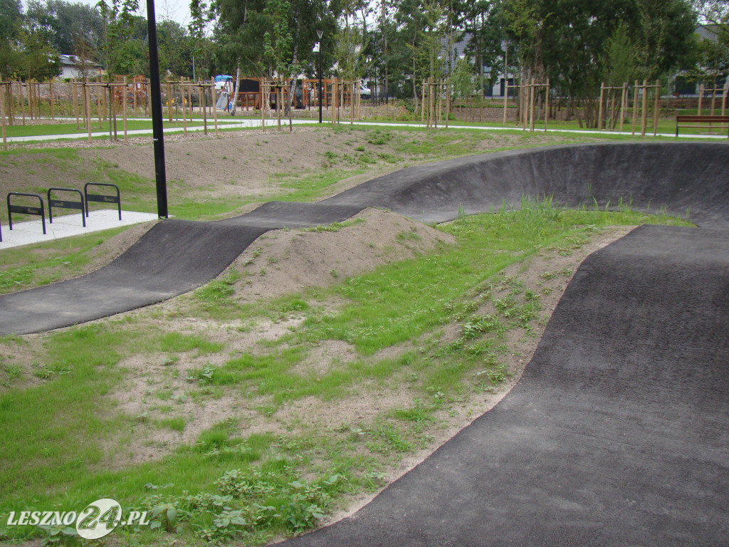 Nowy park przy ul. Unii Europejskiej w Lesznie