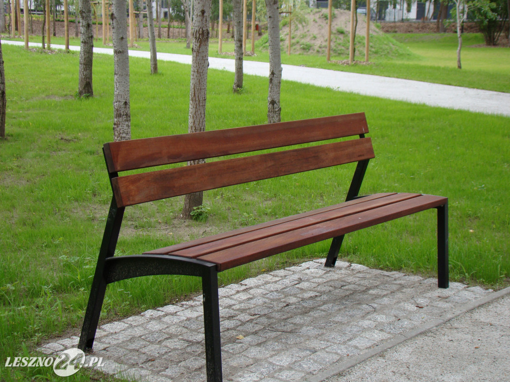 Nowy park przy ul. Unii Europejskiej w Lesznie