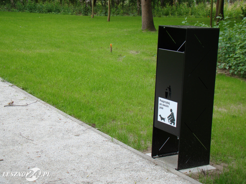 Nowy park przy ul. Unii Europejskiej w Lesznie