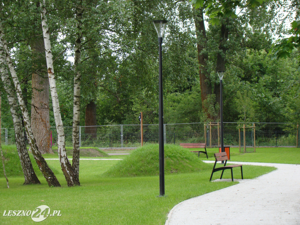 Nowy park przy ul. Unii Europejskiej w Lesznie
