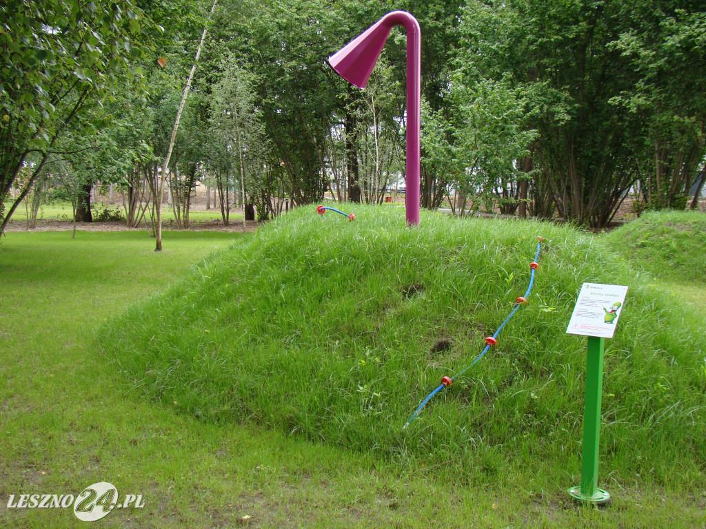 Nowy park przy ul. Unii Europejskiej w Lesznie
