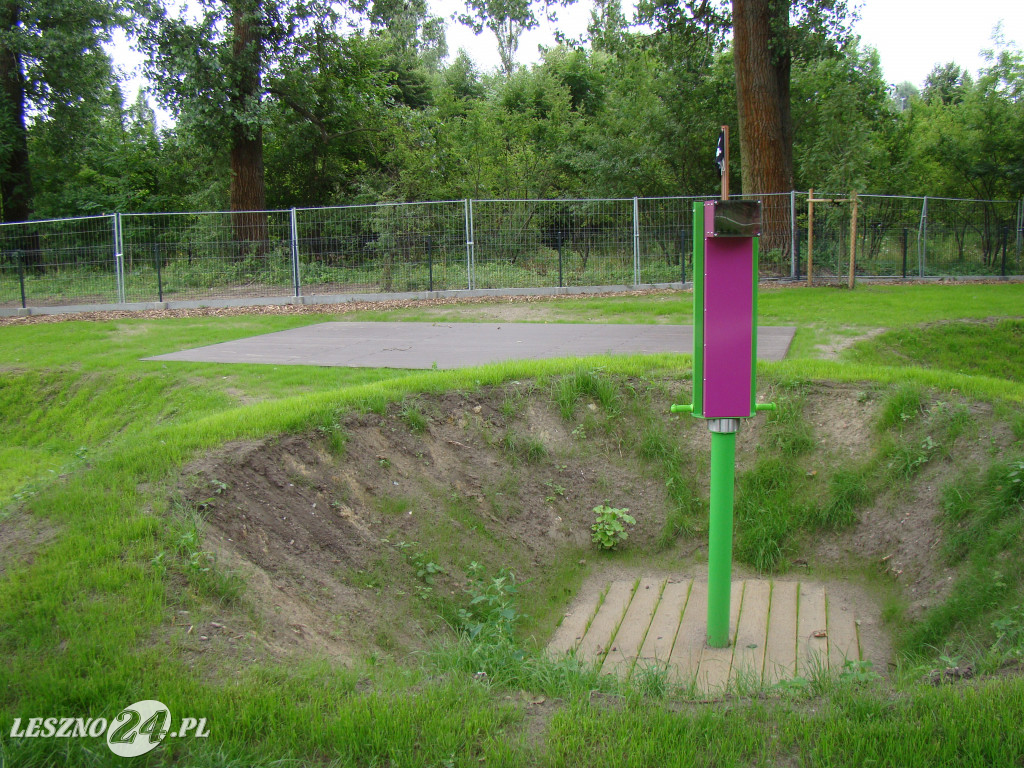 Nowy park przy ul. Unii Europejskiej w Lesznie