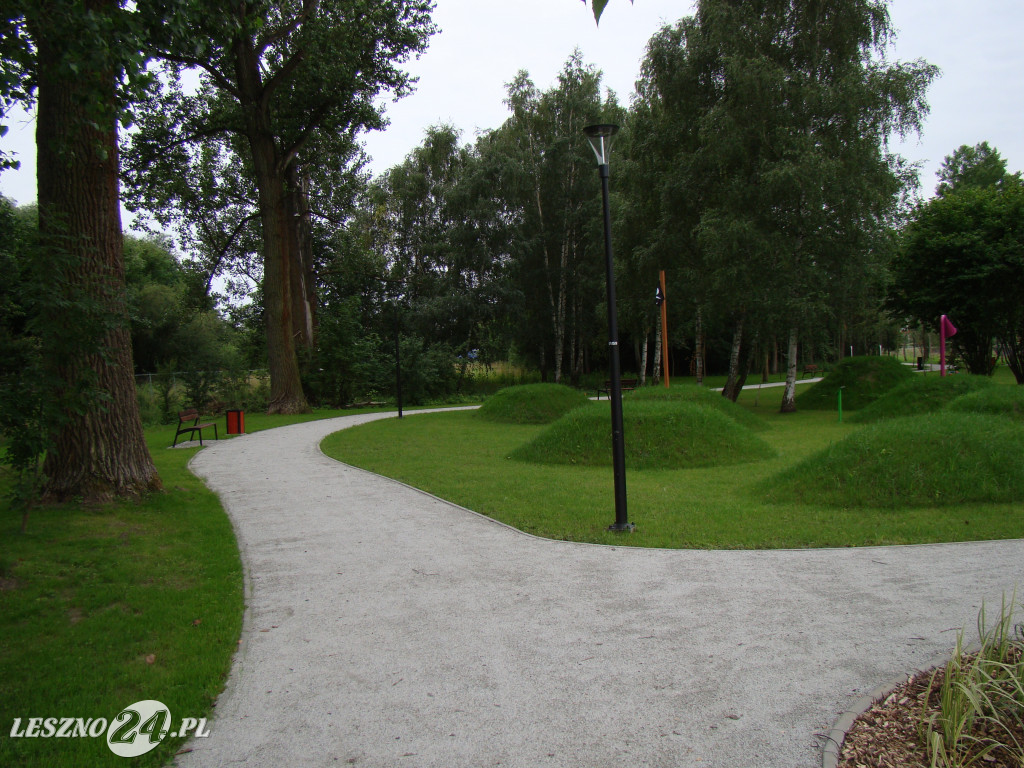 Nowy park przy ul. Unii Europejskiej w Lesznie