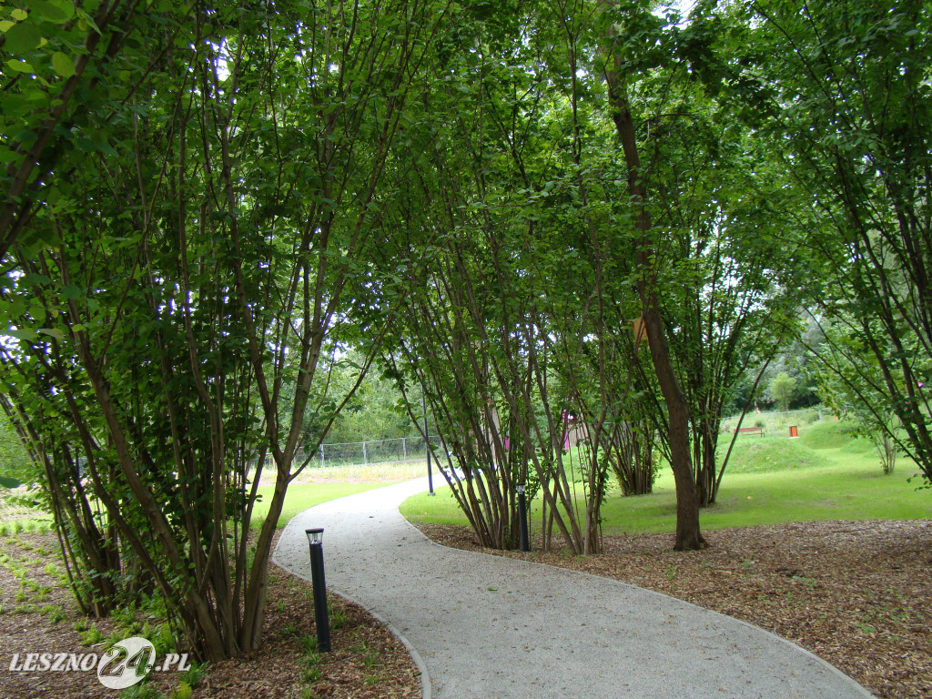 Nowy park przy ul. Unii Europejskiej w Lesznie