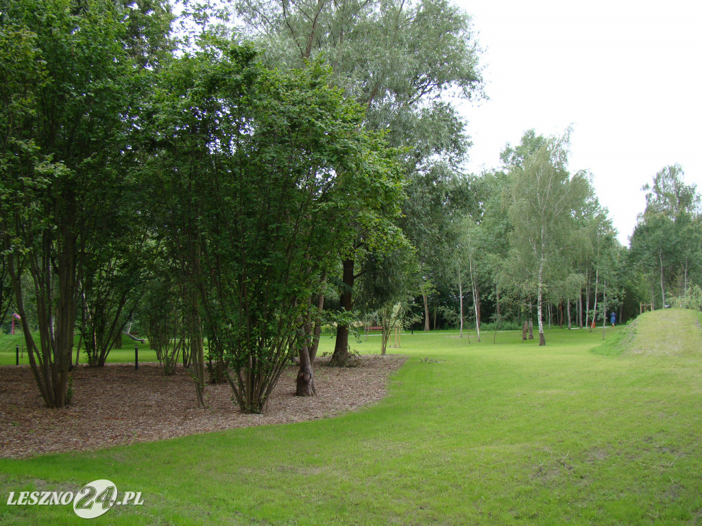 Nowy park przy ul. Unii Europejskiej w Lesznie