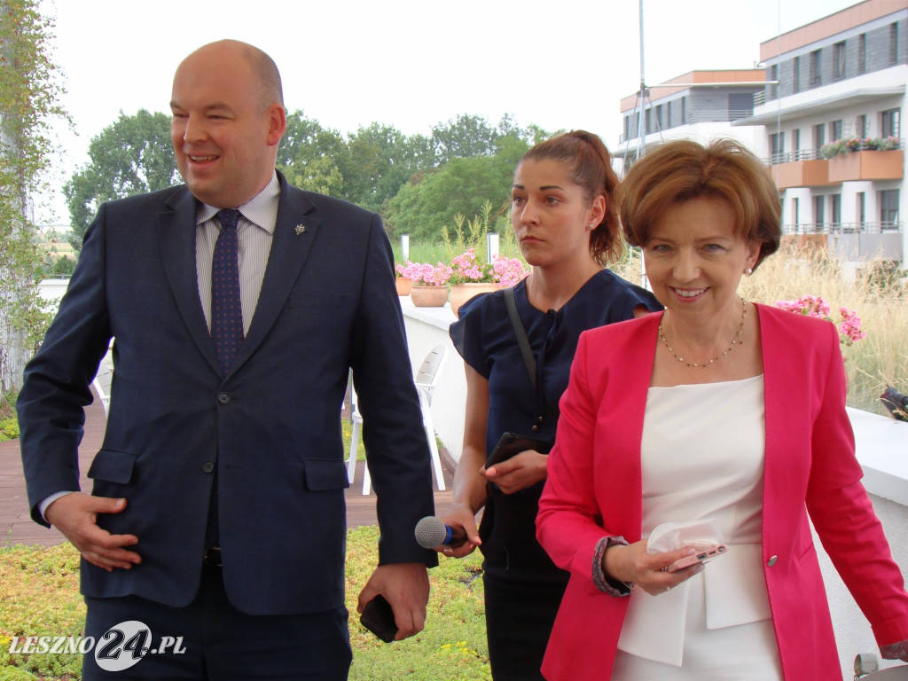 Marszałek Elżbieta Witek w Lesznie