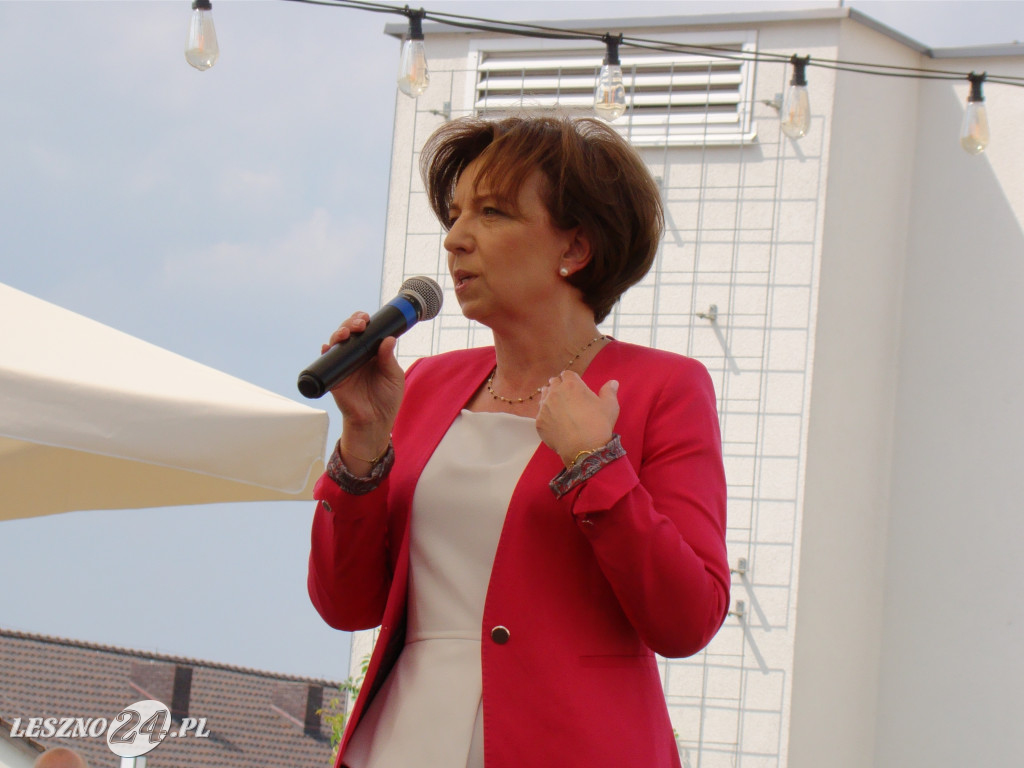 Marszałek Elżbieta Witek w Lesznie