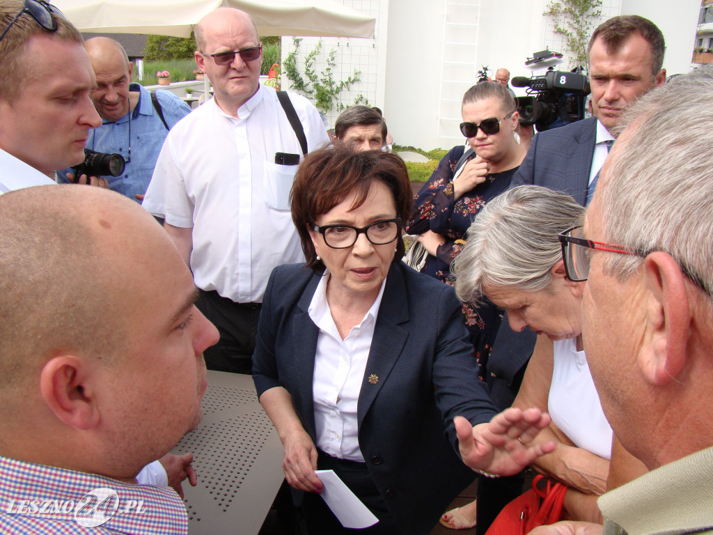 Marszałek Elżbieta Witek w Lesznie