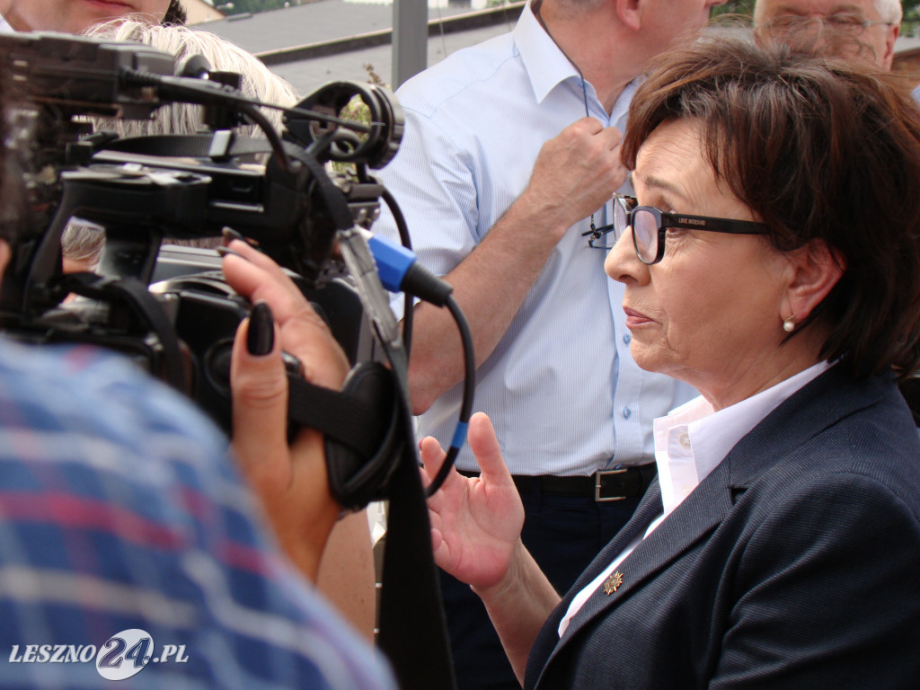 Marszałek Elżbieta Witek w Lesznie