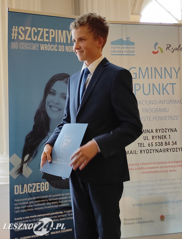 Zdolną młodzież ma gmina Rydzyna