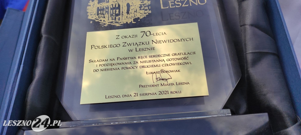 70-lecie Polskiego Związku Niewidomych w Lesznie