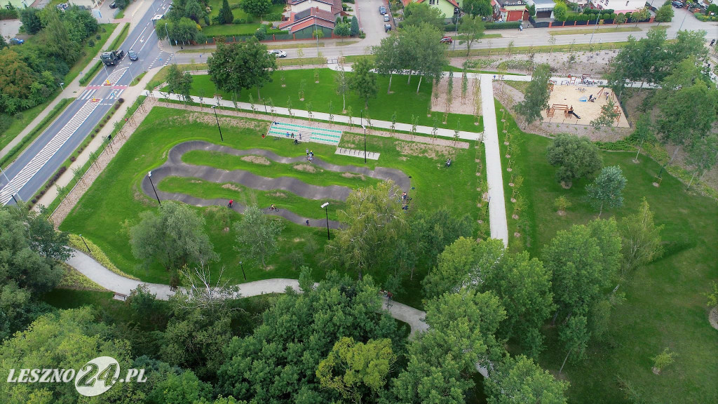 Park z pumptrackiem w Lesznie!