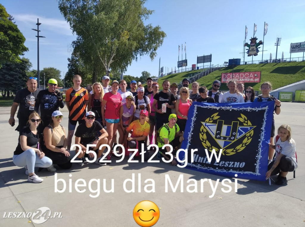 Bieg z Leszna na stadion. Wszystko dla Marysi