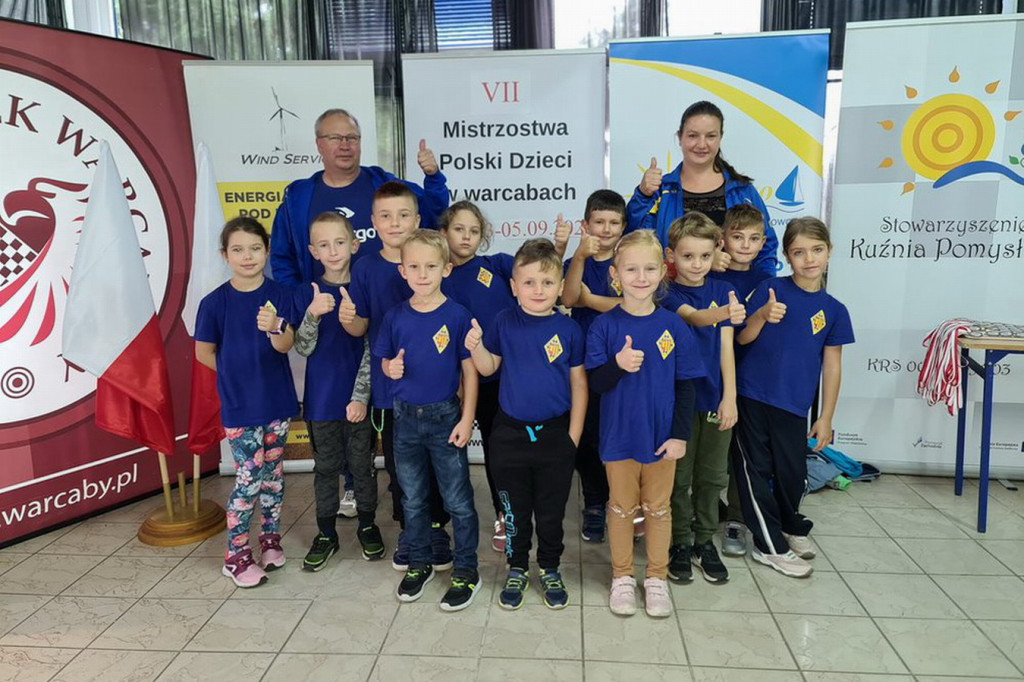 Trzy medale warcabistów Roszady Lipno w MP dzieci