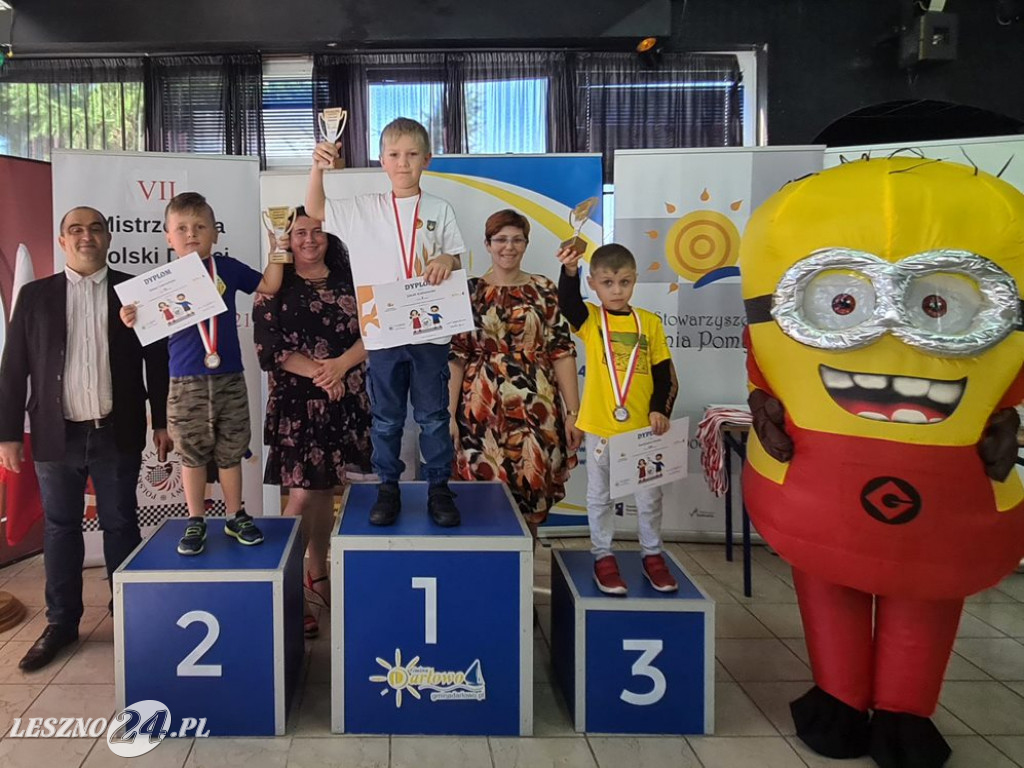 Trzy medale warcabistów Roszady Lipno w MP dzieci