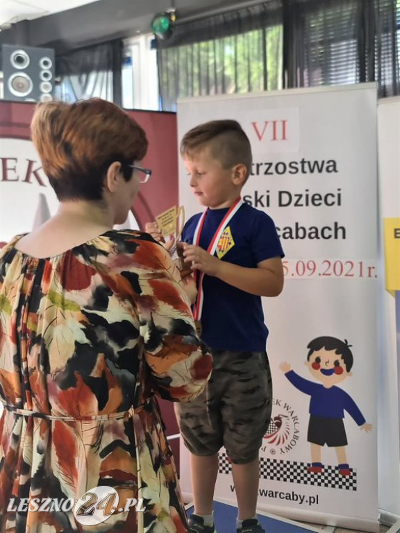 Trzy medale warcabistów Roszady Lipno w MP dzieci