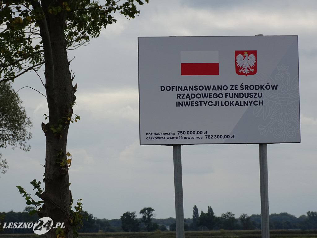 Otwarcie dwóch dróg w powiecie leszczyńskim
