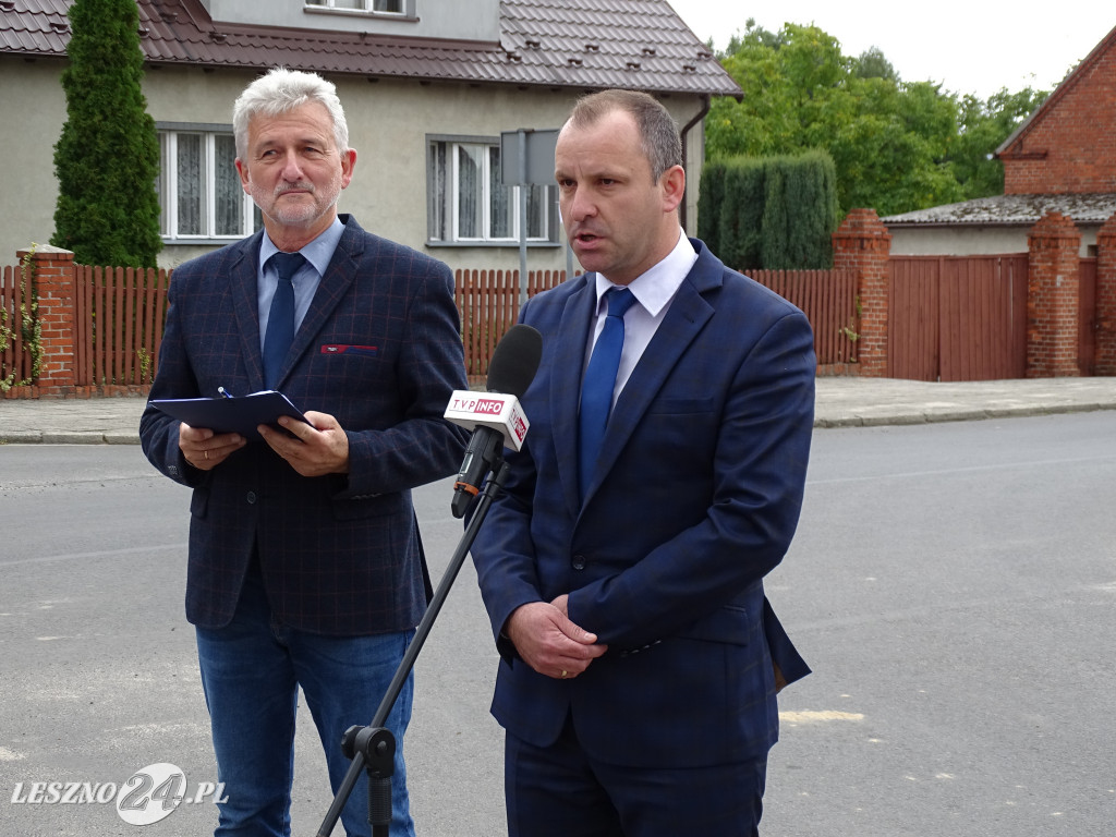 Otwarcie dwóch dróg w powiecie leszczyńskim