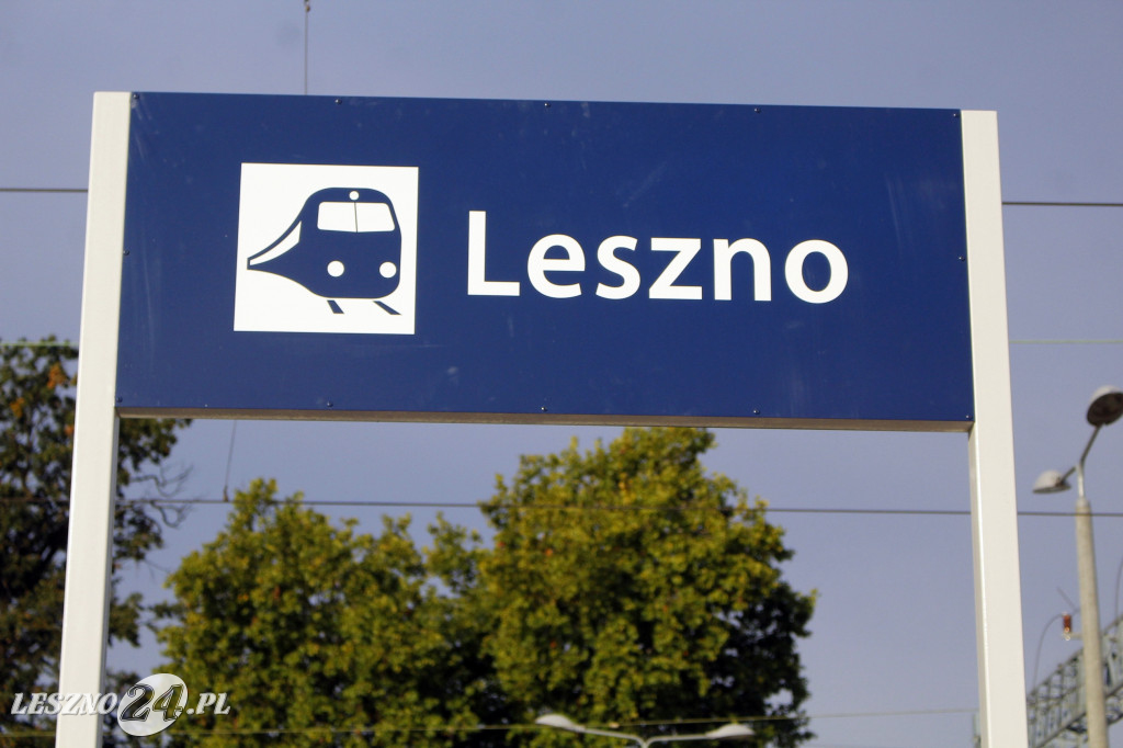 Na dworcu kolejowym w Lesznie peron szósty