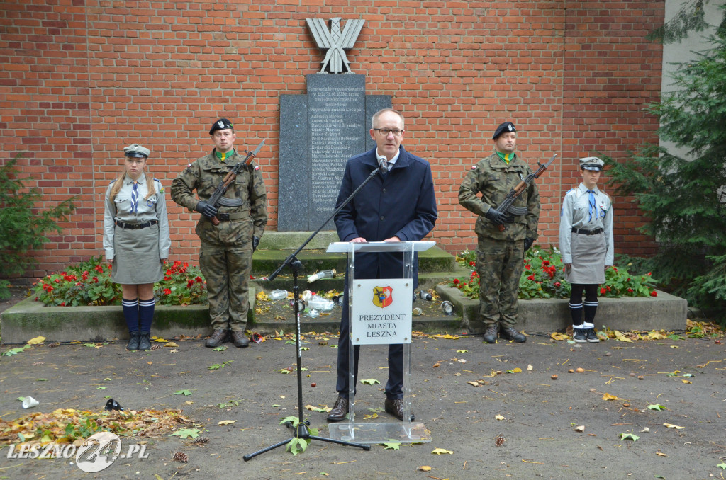 82. rocznica rozstrzelania 20 mieszkańców Leszna