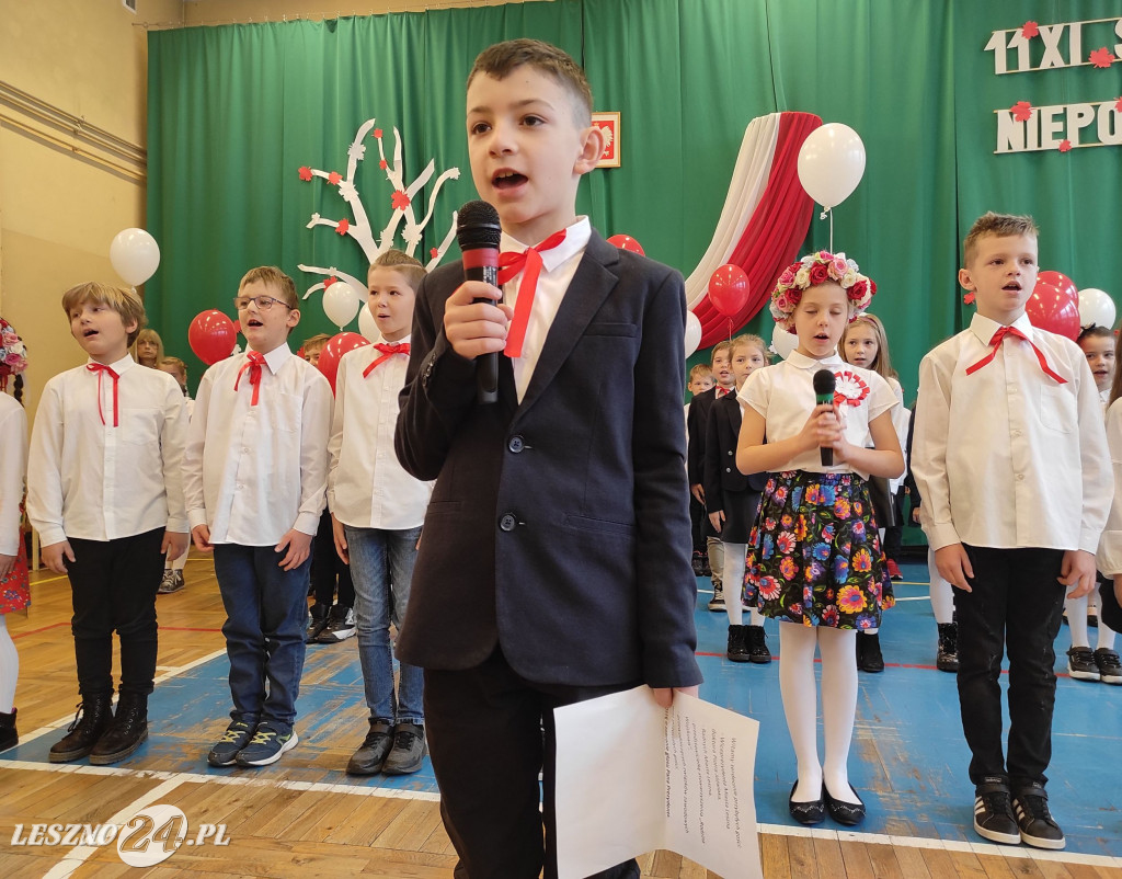 Apel z okazji Święta Niepodległości w SP nr 7