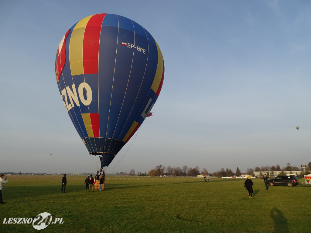 Balony nad Lesznem w Święto Niepodległości