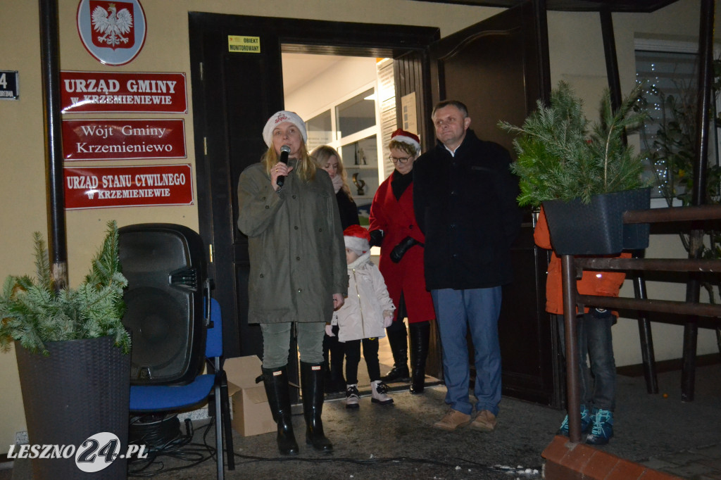 W Krzemieniewie ubierali choinkę