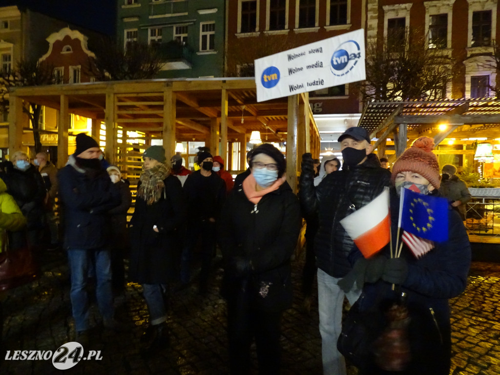 Protest w obronie Wolnych Mediów