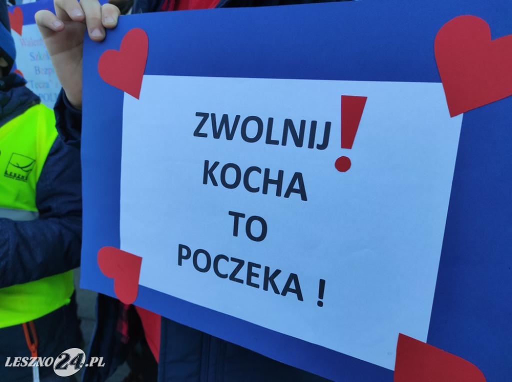 Walentynkowe serca dla kierowców