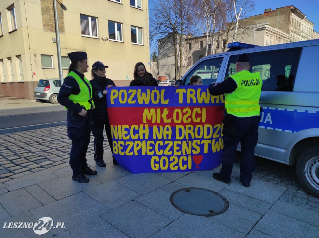 Walentynkowe serca dla kierowców