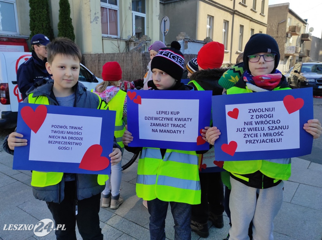 Walentynkowe serca dla kierowców