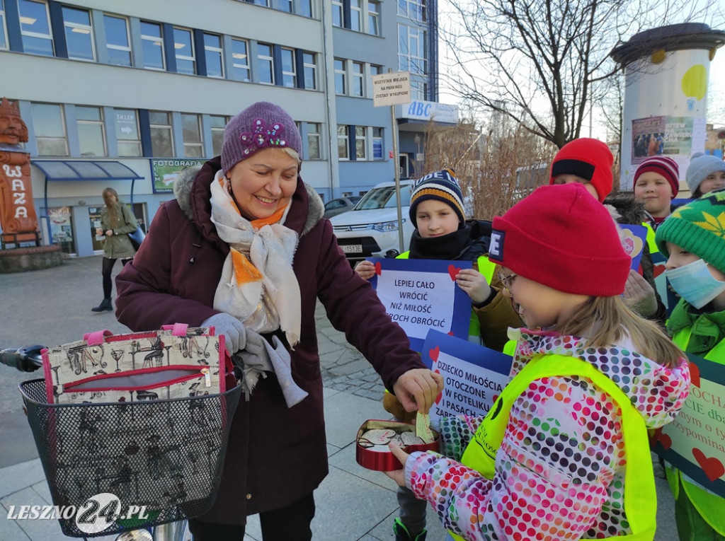 Walentynkowe serca dla kierowców