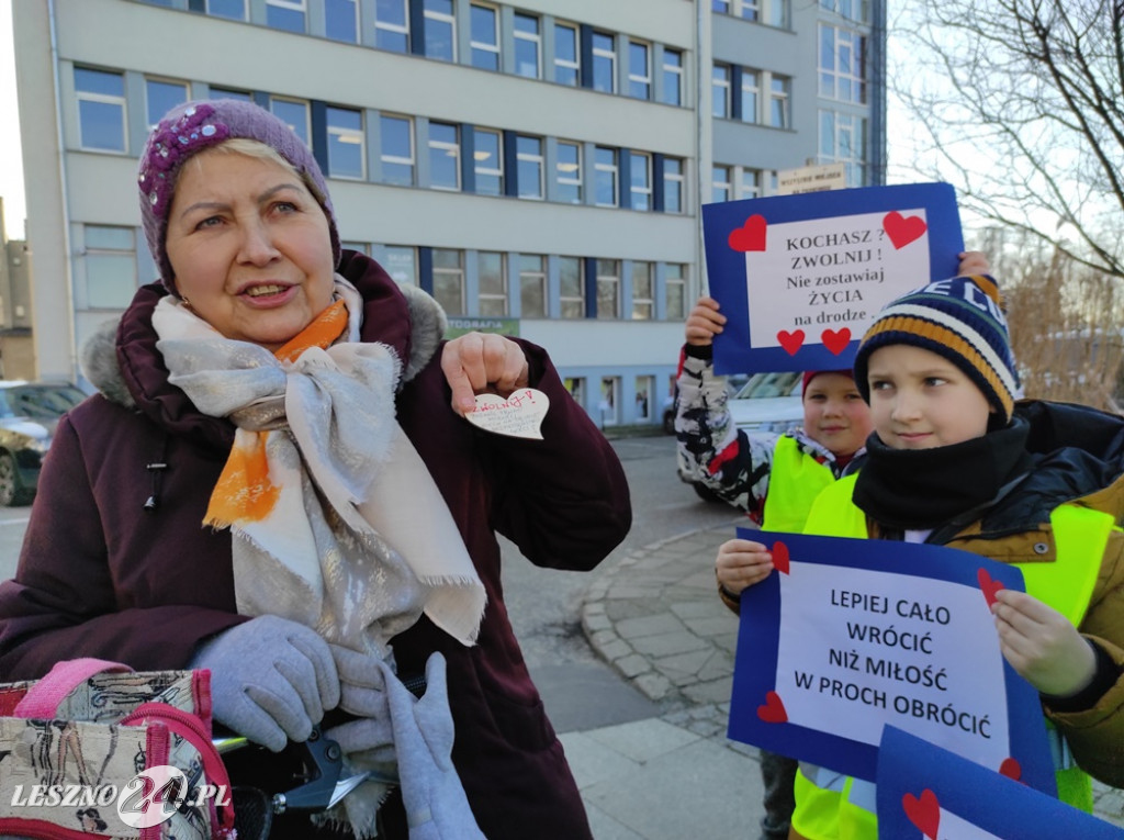 Walentynkowe serca dla kierowców