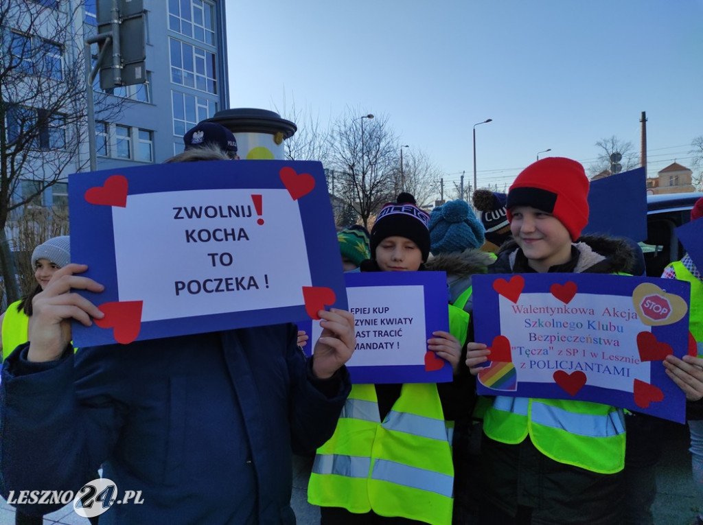 Walentynkowe serca dla kierowców