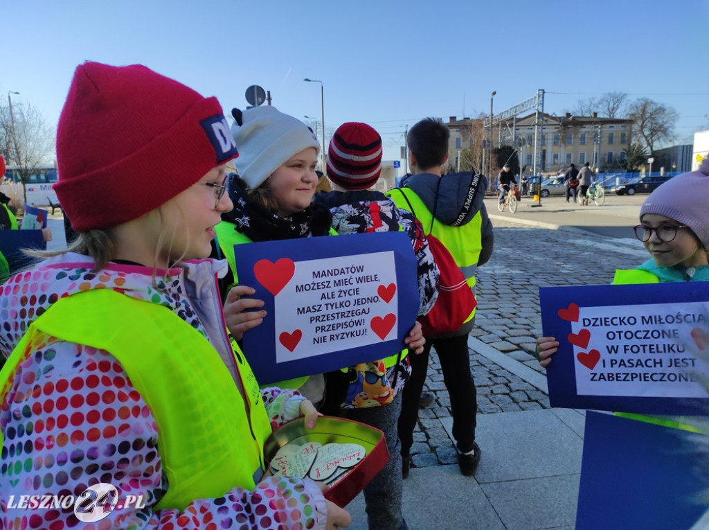 Walentynkowe serca dla kierowców