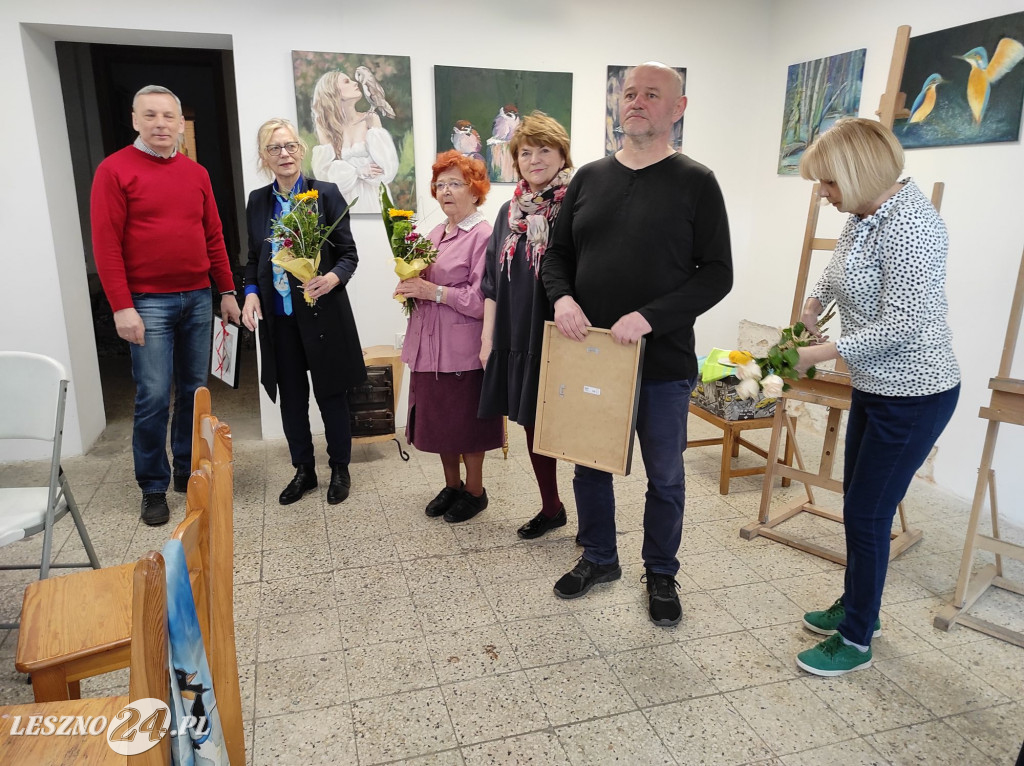 Urodzinowo-imieninowe przyjęcie artystów