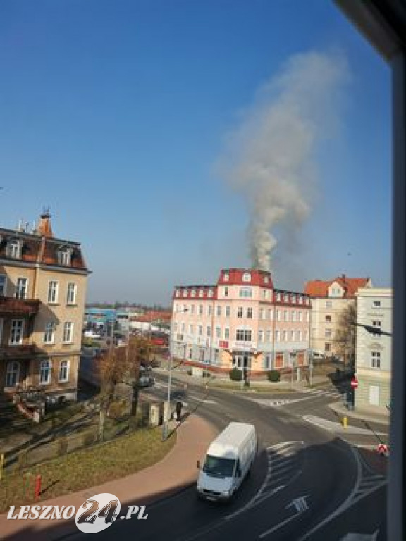 Pożar budynku Panoramy Leszczyńskiej
