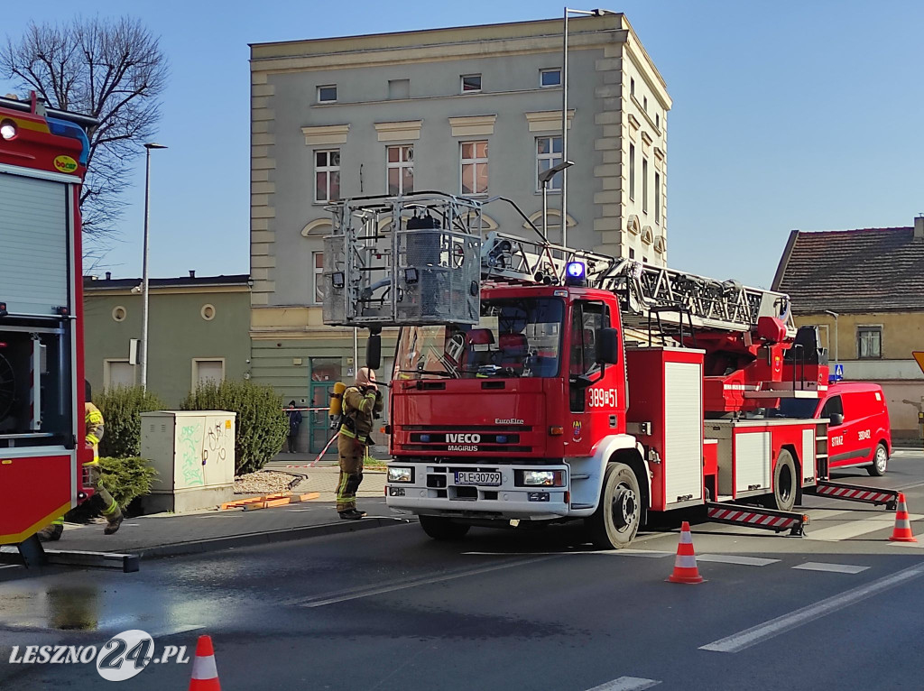 Pożar budynku Panoramy Leszczyńskiej