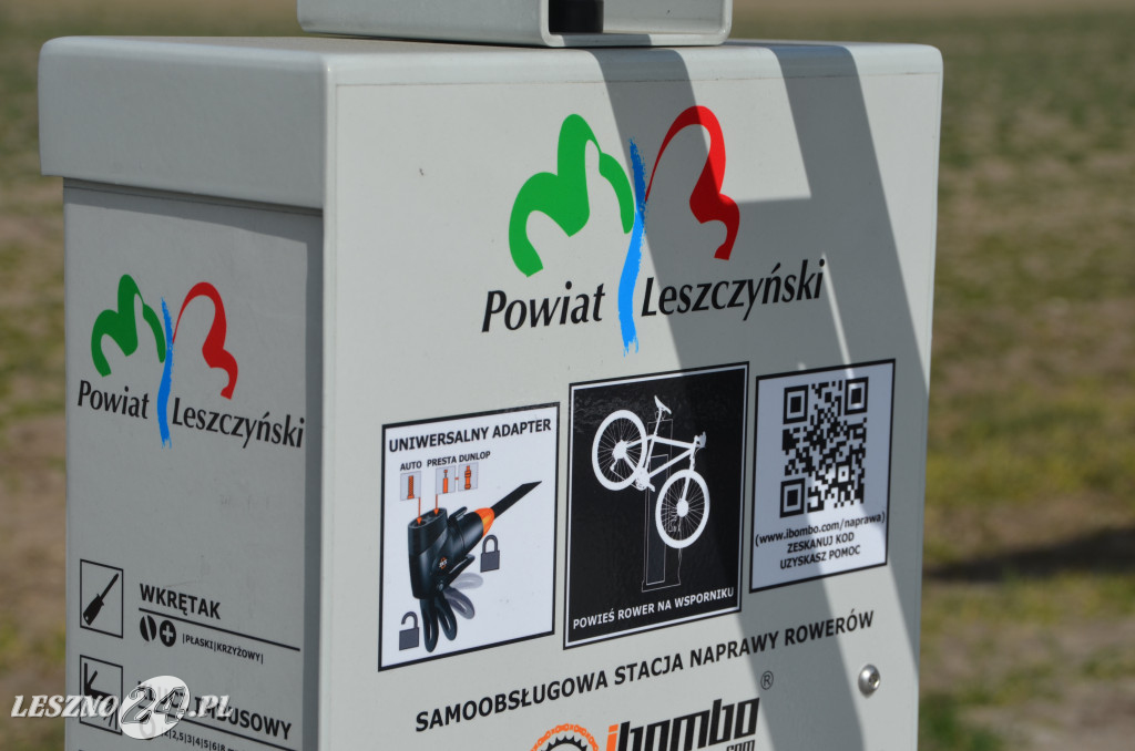 Otwarcie pierwszego w powiecie węzła rowerowego