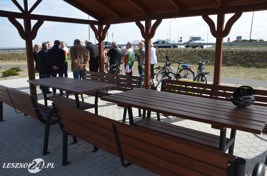 Otwarcie pierwszego w powiecie węzła rowerowego