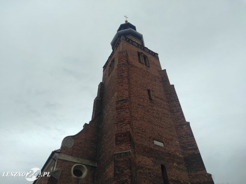 Pożar w pobliżu kościoła św. Jana