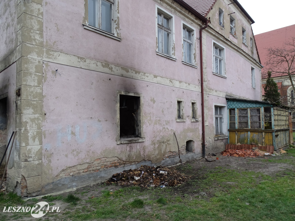 Pożar w pobliżu kościoła św. Jana