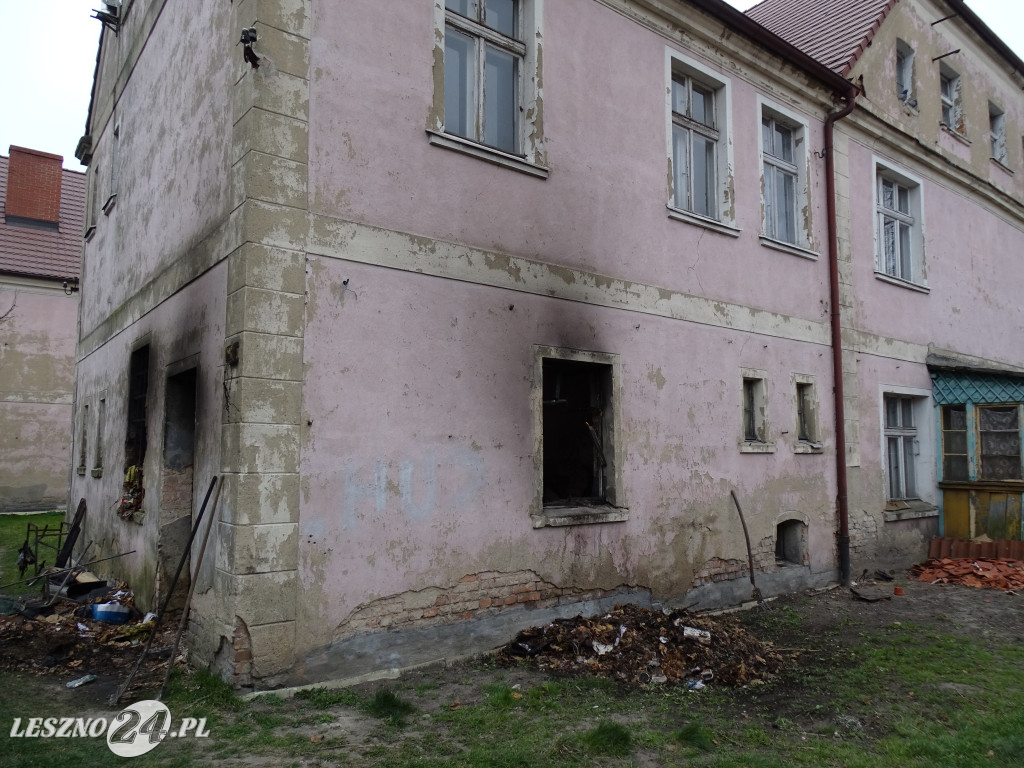 Pożar w pobliżu kościoła św. Jana