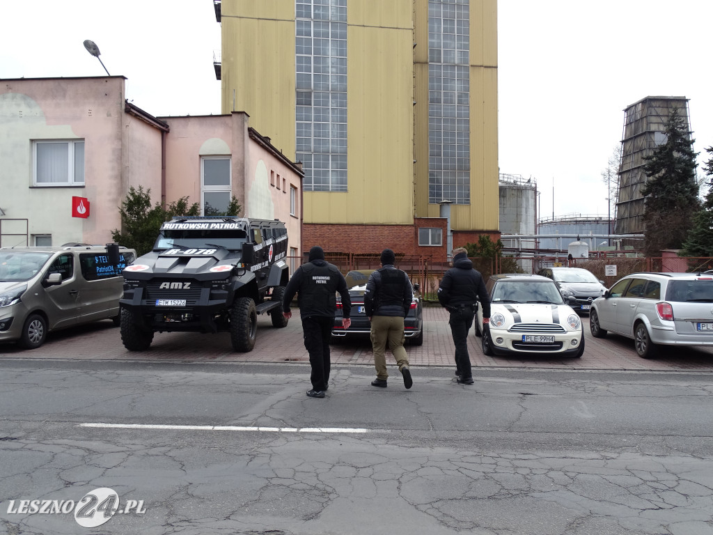 Krzysztof Rutkowski przed Akwawitem w Lesznie
