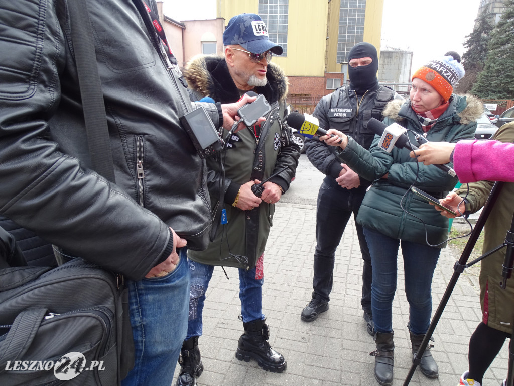 Krzysztof Rutkowski przed Akwawitem w Lesznie