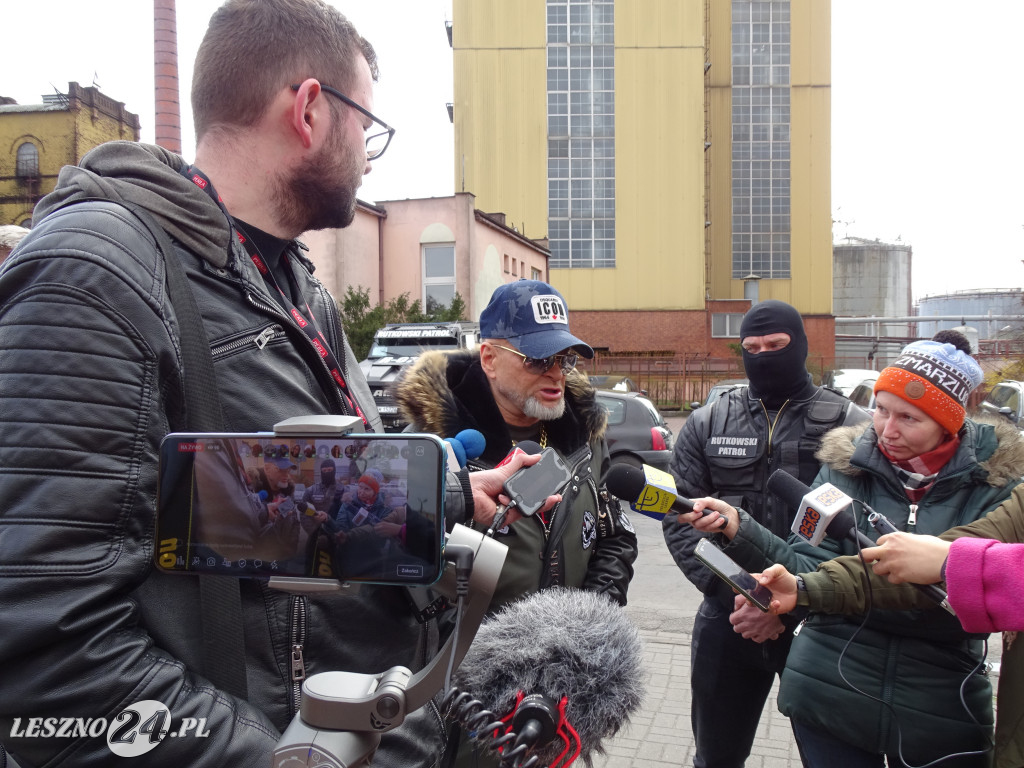 Krzysztof Rutkowski przed Akwawitem w Lesznie