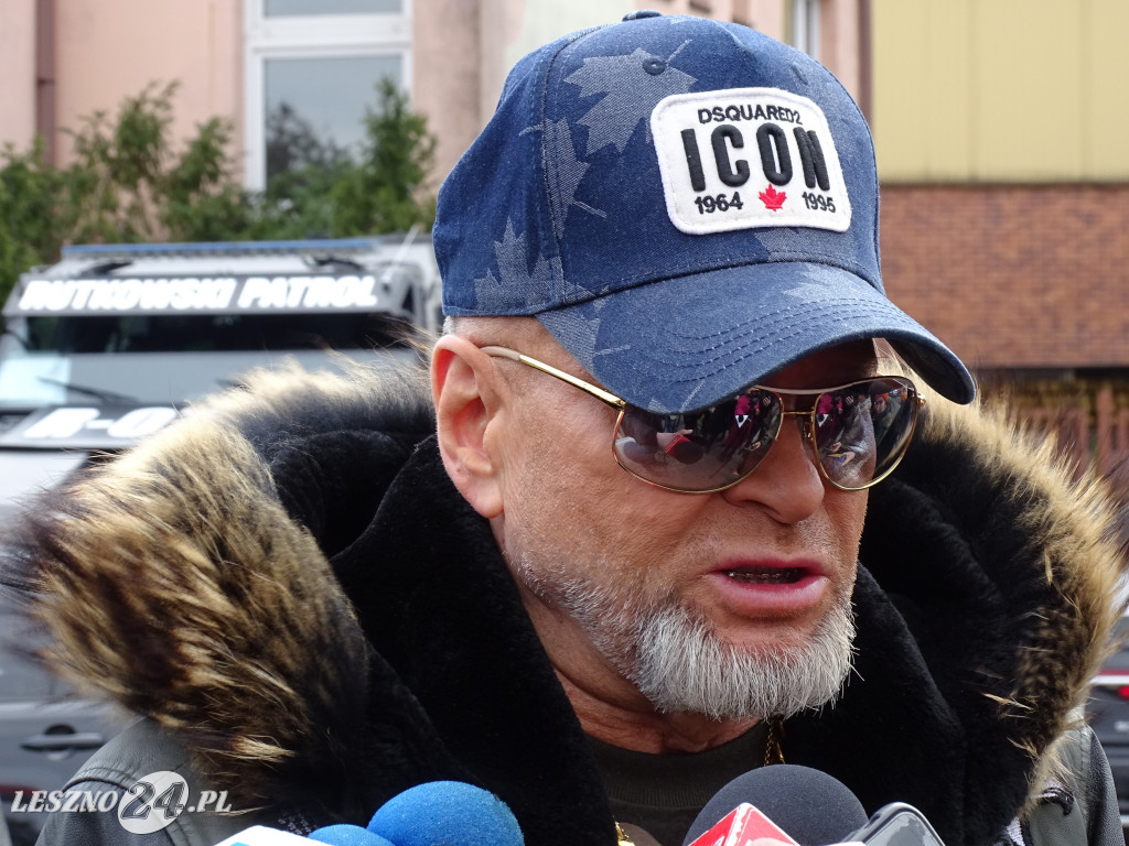 Krzysztof Rutkowski przed Akwawitem w Lesznie