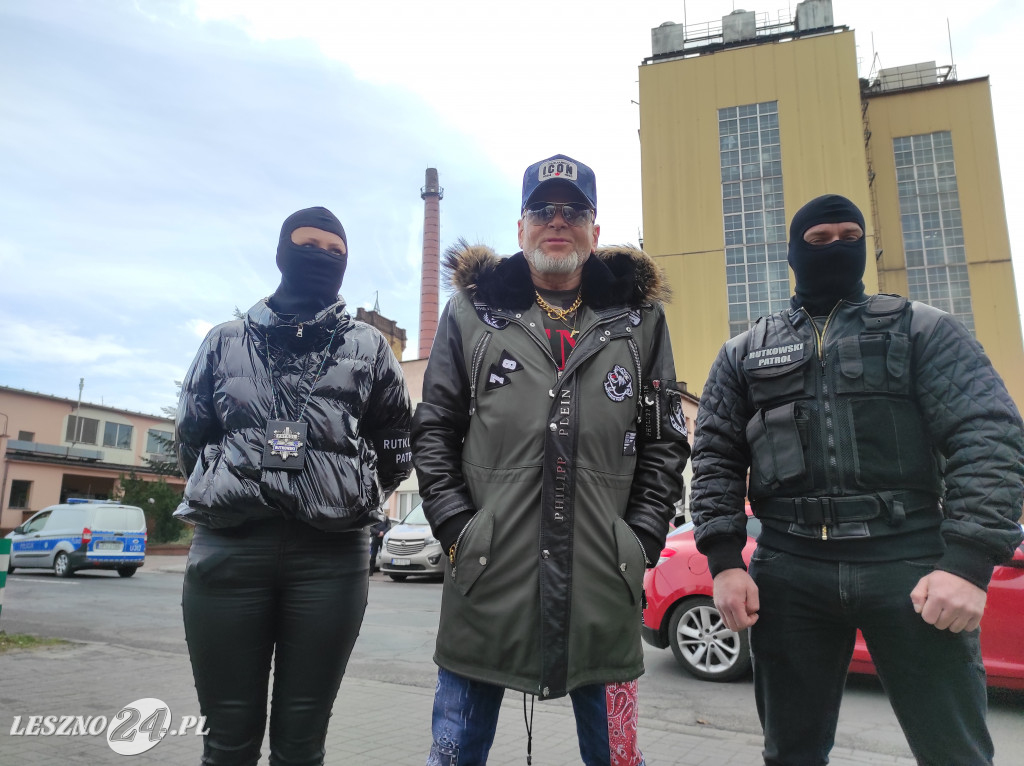 Krzysztof Rutkowski przed Akwawitem w Lesznie