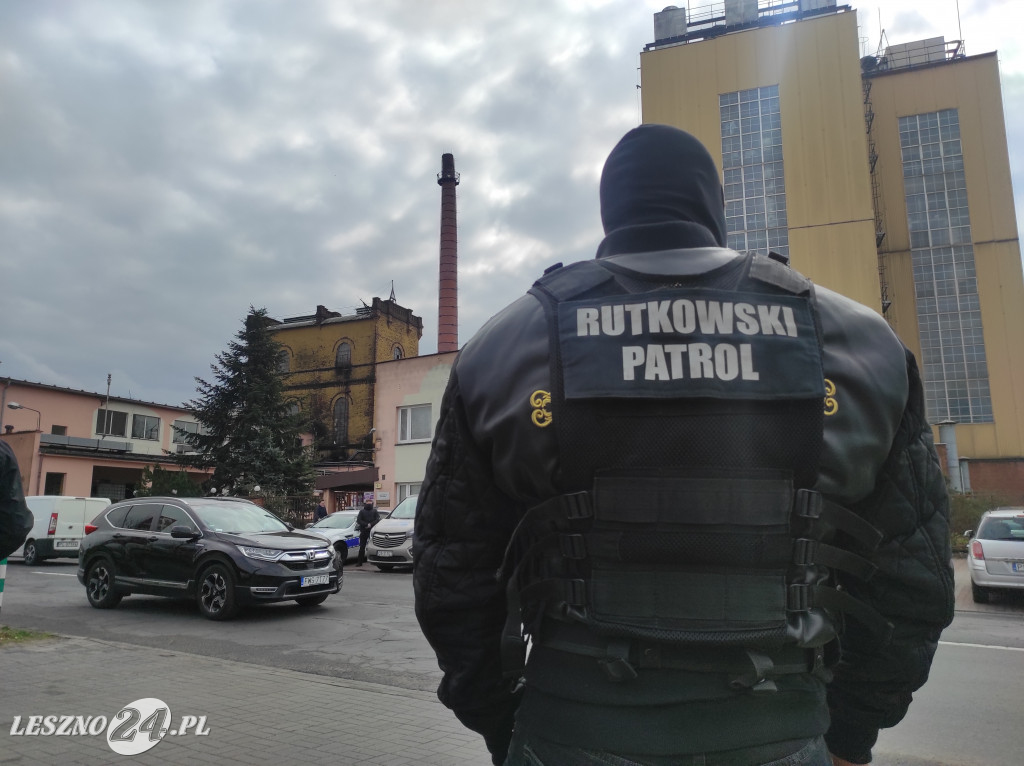 Krzysztof Rutkowski przed Akwawitem w Lesznie
